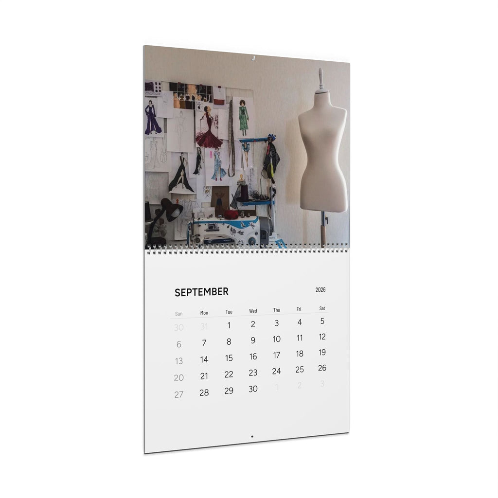 Copy of 2026 Fashion Design Wall Calendar — Monthly Sewing & Textile Art Planner