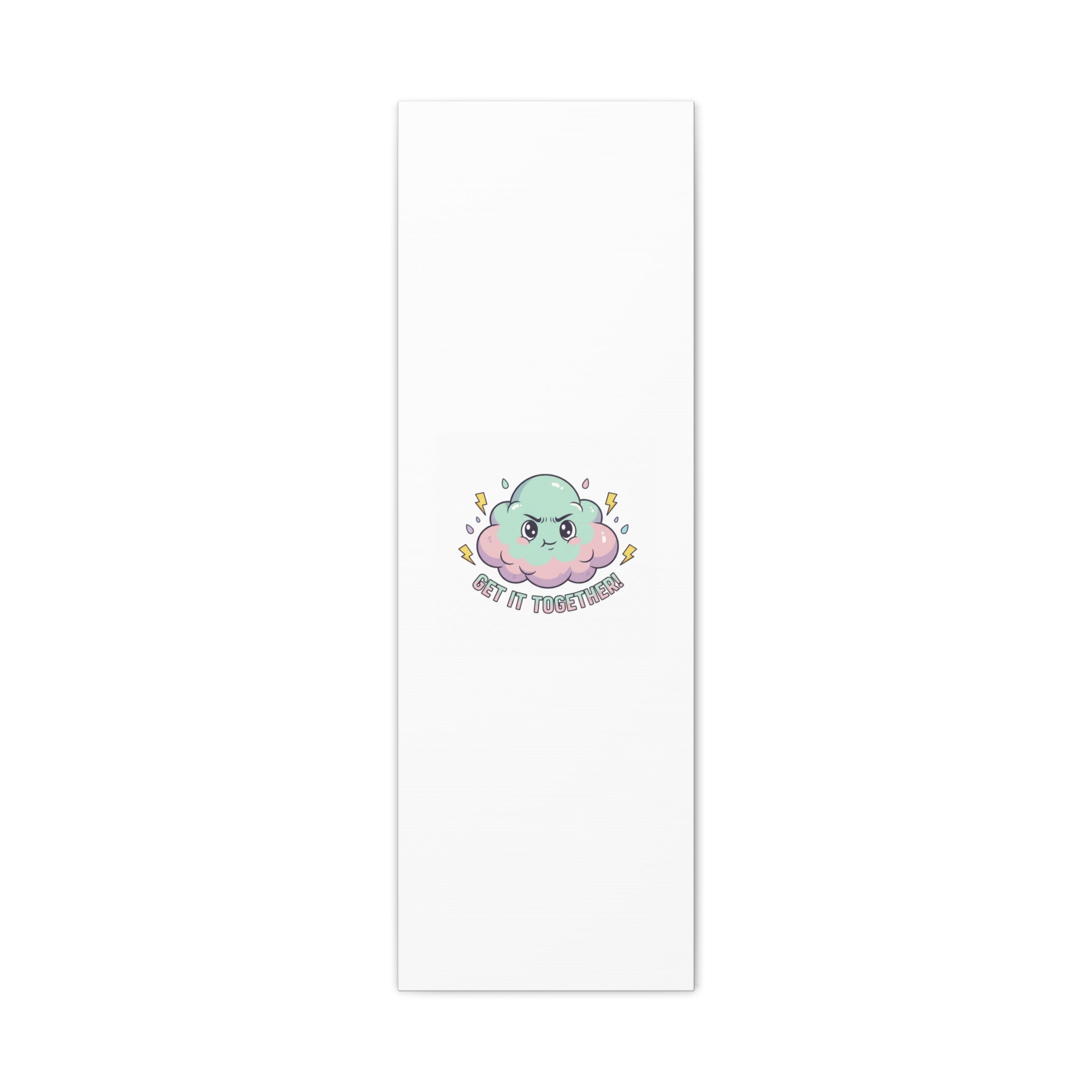 Get It Together! Cloud Illustration Canvas | dark humor inspirational