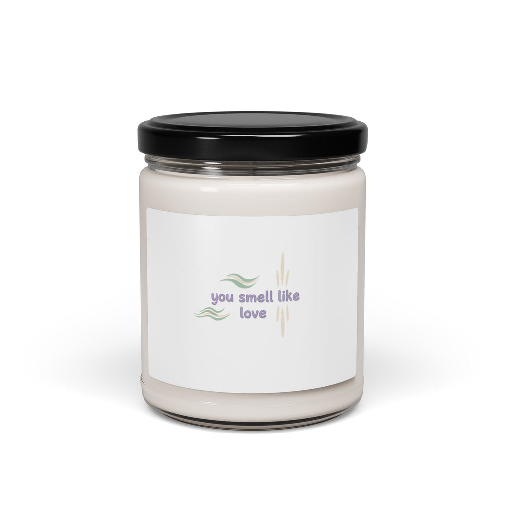 you smell like love candle | micro affirmation, calming soy 9oz