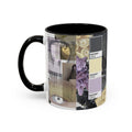 Photo Collage Accent Coffee Mug — Vintage Lavender Scenic Design (11/15 oz)