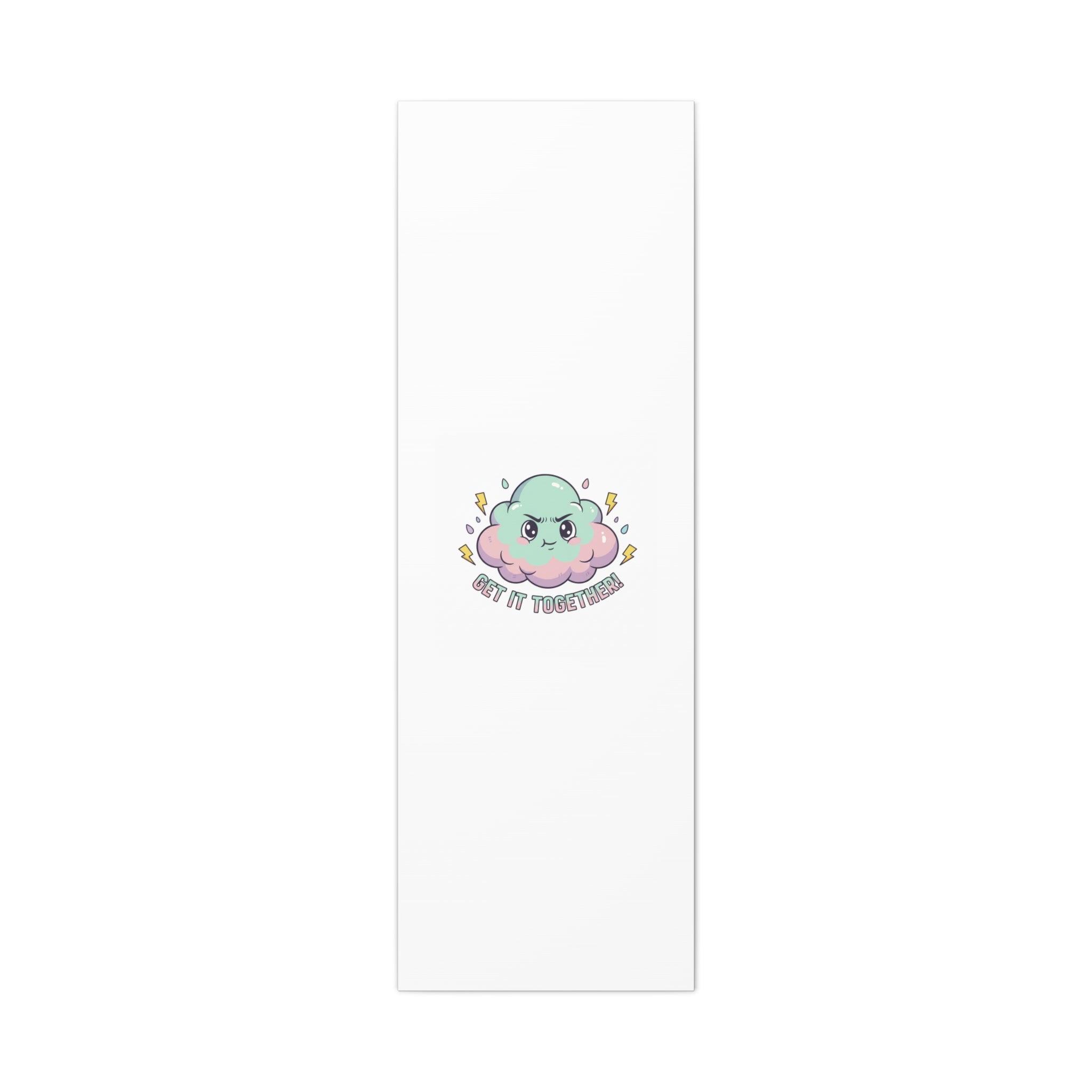 Get It Together! Cloud Illustration Canvas | dark humor inspirational