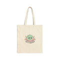 Fangy Cute Pep Talk Tote, mildly menacing positivity, dark humor inspirational